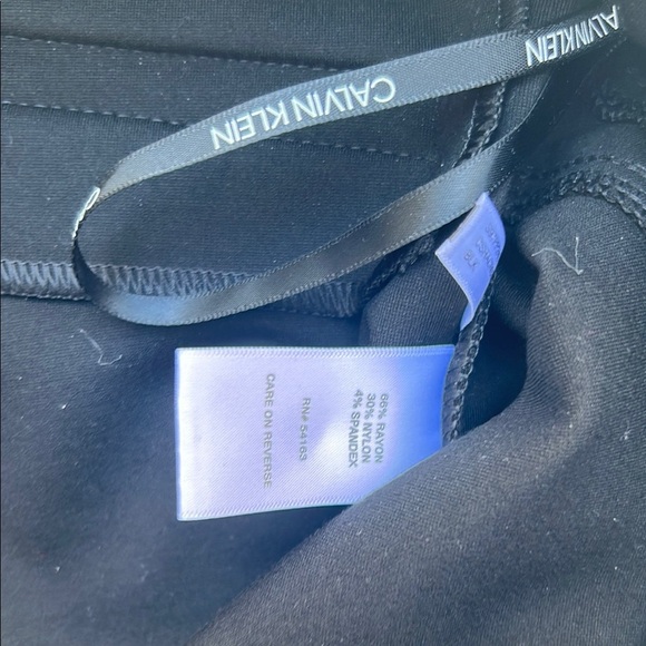 Women’s Calvin Klein Black Skinny Pants Modern Essential Size 12 - Picture 4 of 8